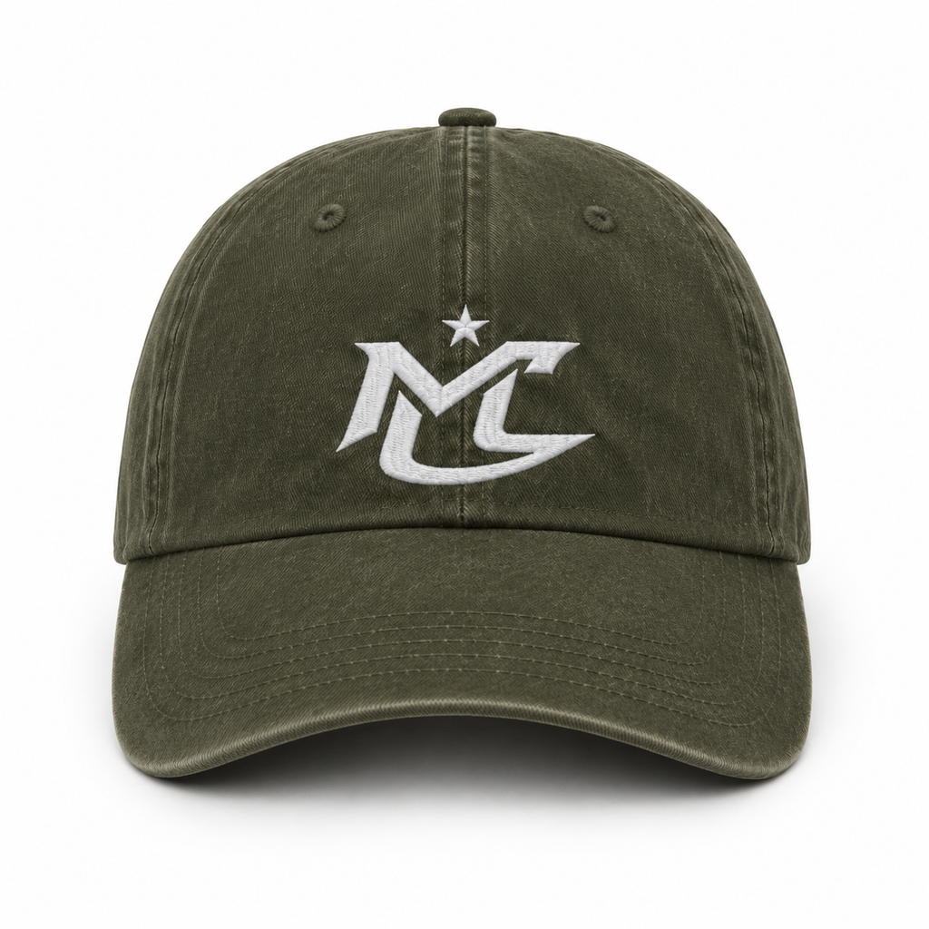Washed Cotton Forest Green Cap