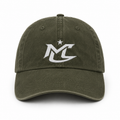 Washed Cotton Forest Green Cap