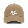 Washed Cotton Beige Cap