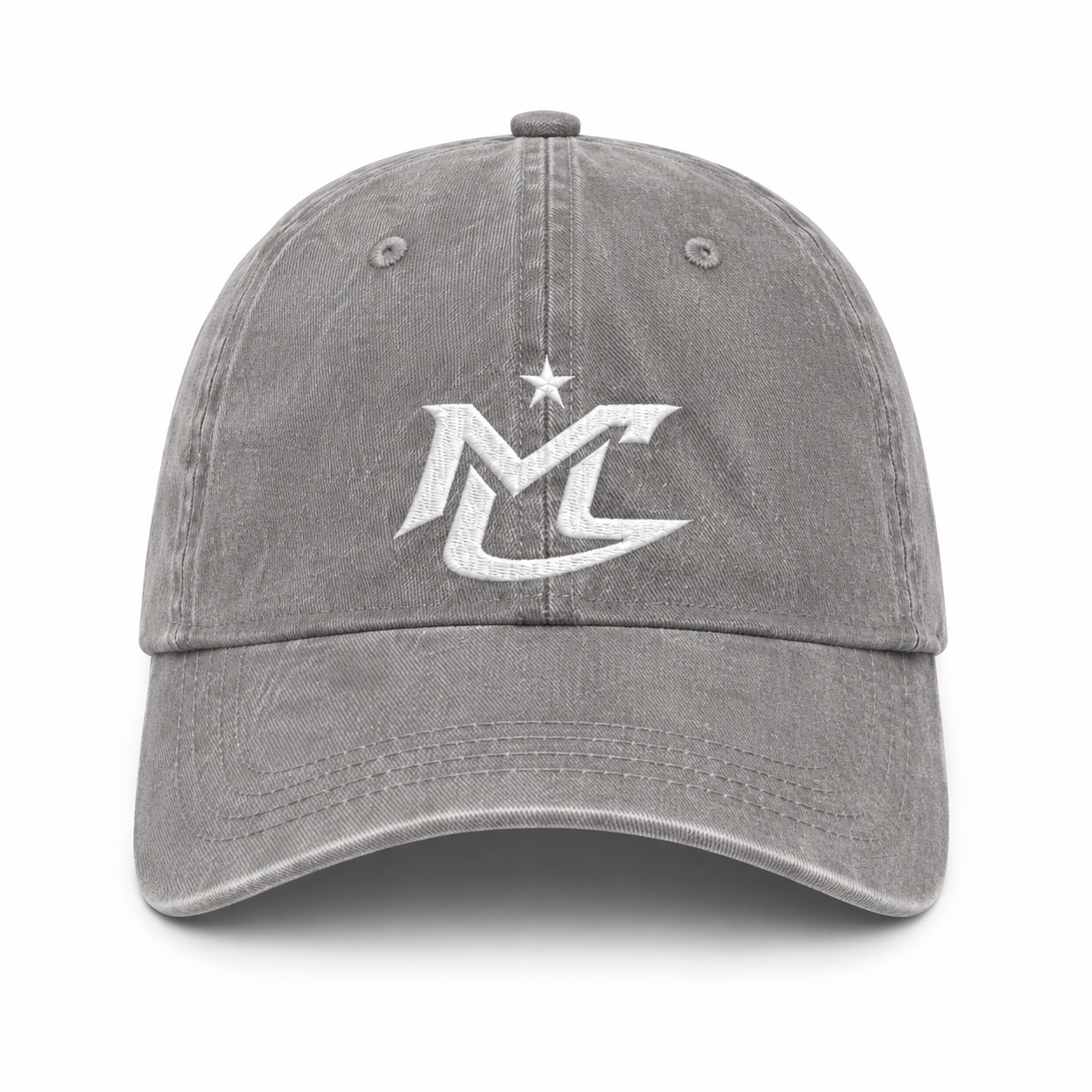Washed Cotton Light Grey Cap