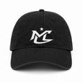 Washed Cotton Black Cap