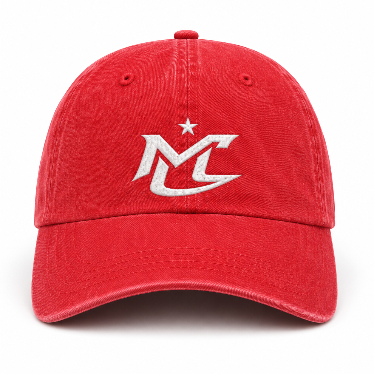 Washed Cotton Red Cap