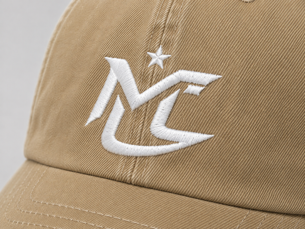 Washed Cotton Beige Cap