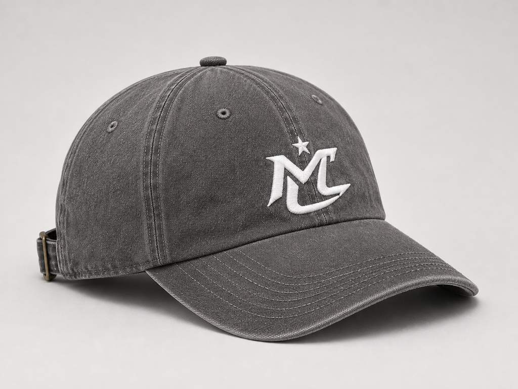 Washed Cotton Dark Grey Cap