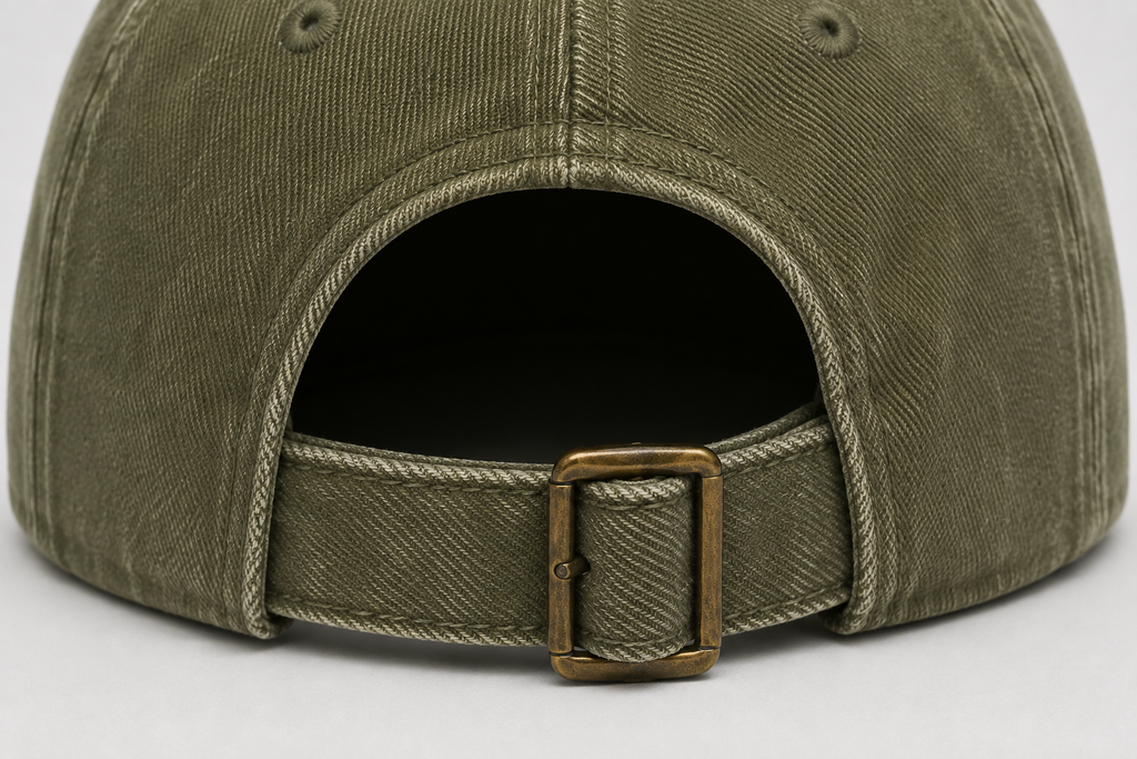 Washed Cotton Forest Green Cap