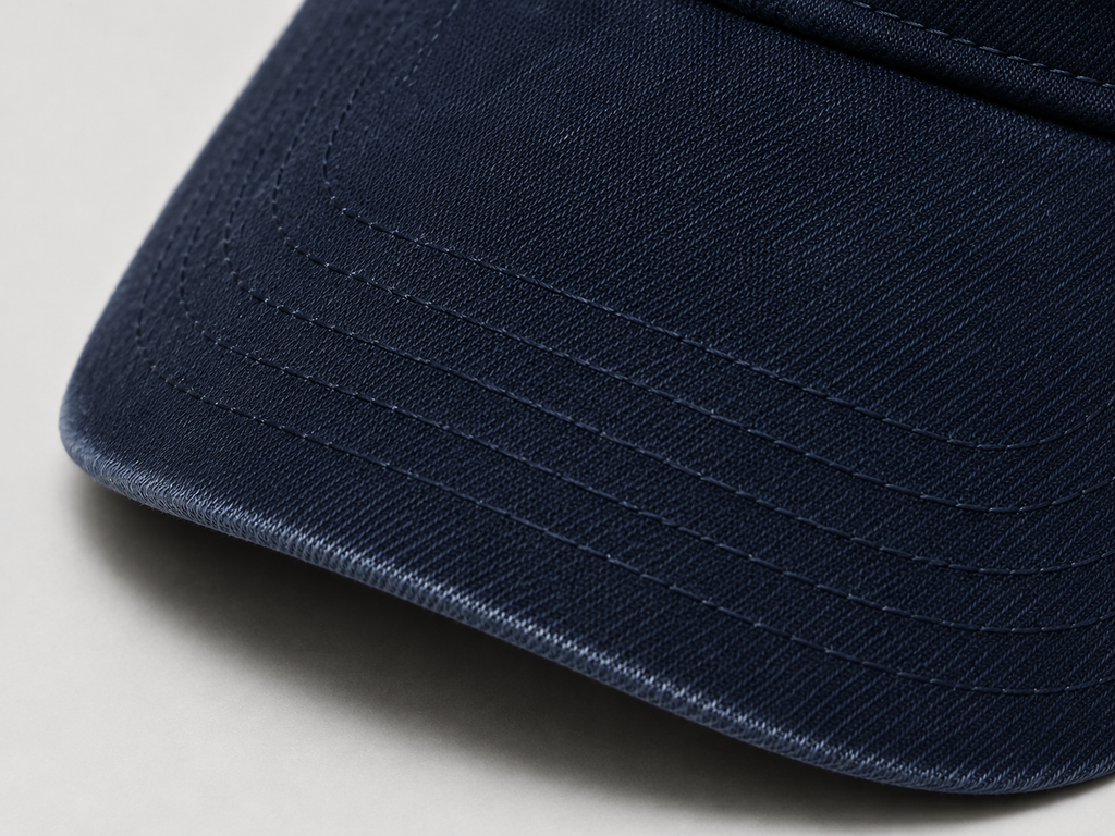 Washed Cotton Navy Blue Cap