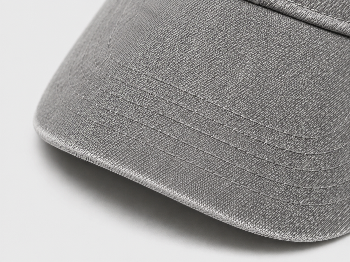 Washed Cotton Light Grey Cap